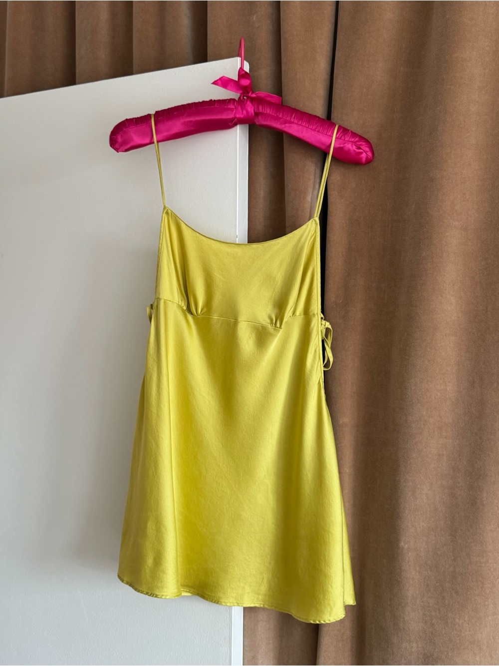 Vintage Victoria’s Secret Chartreuse Silk Slip